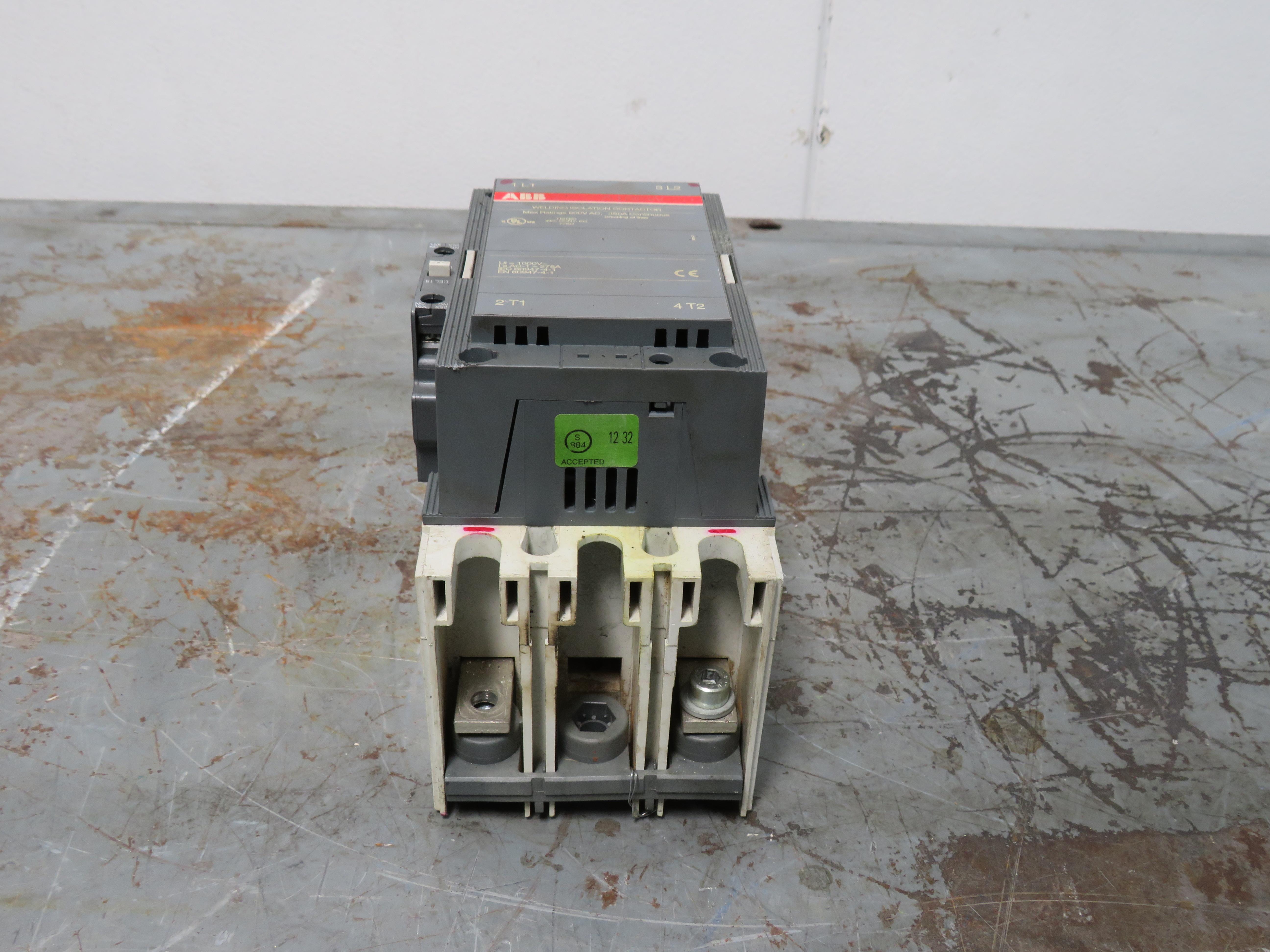 ABB A185W20 Welding Isolation Contactor 250 Amp T159118 eBay
